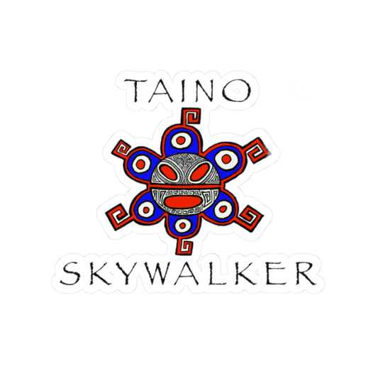 Taino Skywalker Kiss-Cut Stickers - Colorful Laptop Decoration, Festival Gear, Taino Art, Unique Gift, Sticker Pack