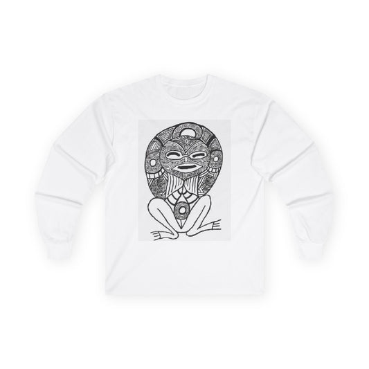 Taino Tribal Art Long Sleeve Tee — Skywalker Taino Co. Graphic Shirt